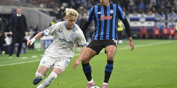 欧冠：2-1，30岁米兰旧将一剑封喉，助意甲第6逆转布鲁日，迎首胜